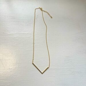 Anthropologie “L” Monogram Necklace - Gold-colored